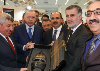Cumhurbaşkanımız Sn. Recep Tayyip Erdoğan Standımızı Ziyaret Etti